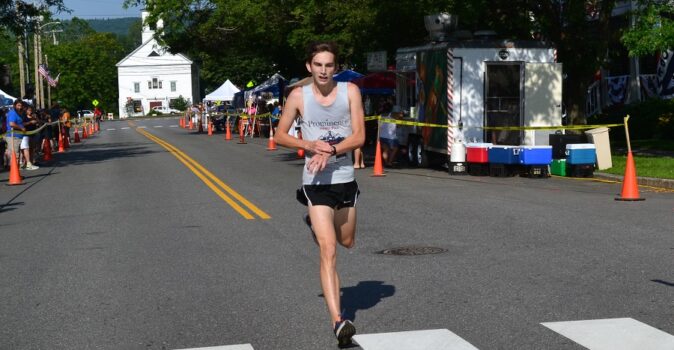 Willie Moore runs to victory in the 2019 Firecracker 5K